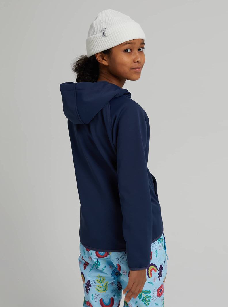 Burton Crown Weatherproof Pullover Fleece Mikina Detske Modre | 26498-FVUN
