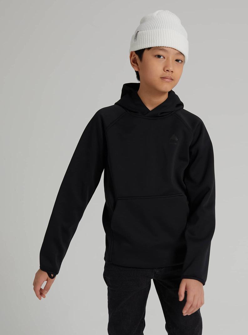 Burton Crown Weatherproof Pullover Fleece Mikina Detske Čierne | 42736-TQGN