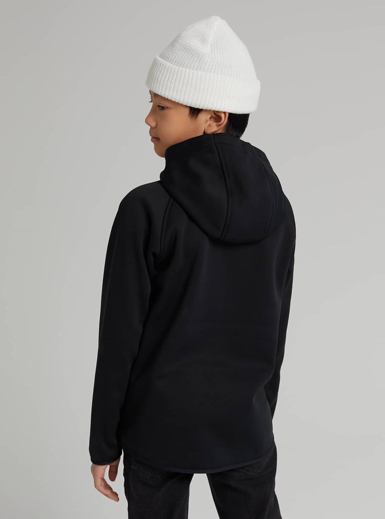 Burton Crown Weatherproof Pullover Fleece Mikina Detske Čierne | 42736-TQGN