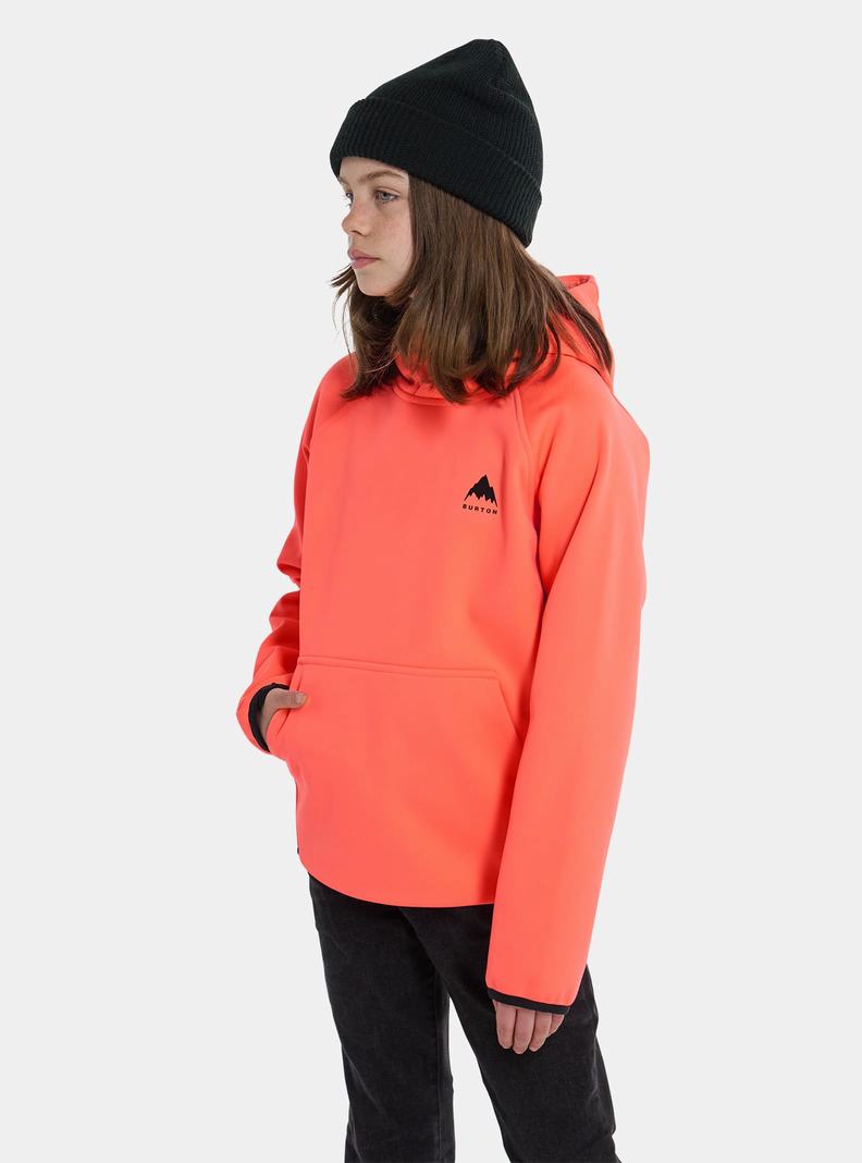 Burton Crown Weatherproof Pullover Fleece Mikina Detske Oranžové | 56380-OYMN
