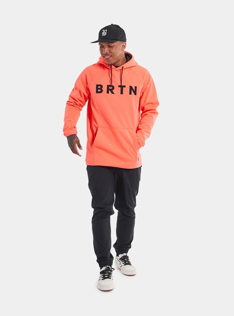 Burton Crown Weatherproof Pullover Fleece Mikina Panske Oranžové | 58367-BDAC