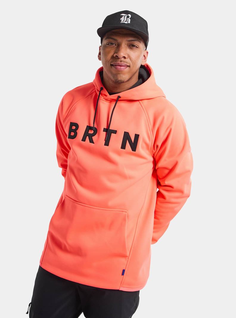 Burton Crown Weatherproof Pullover Fleece Mikina Panske Oranžové | 58367-BDAC