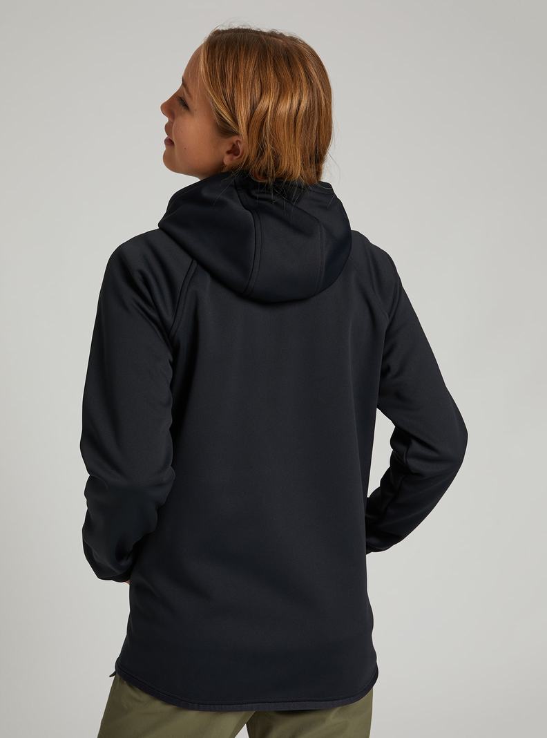 Burton Crown Weatherproof Pullover Fleece Mikina Damske Čierne | 61295-PWVU