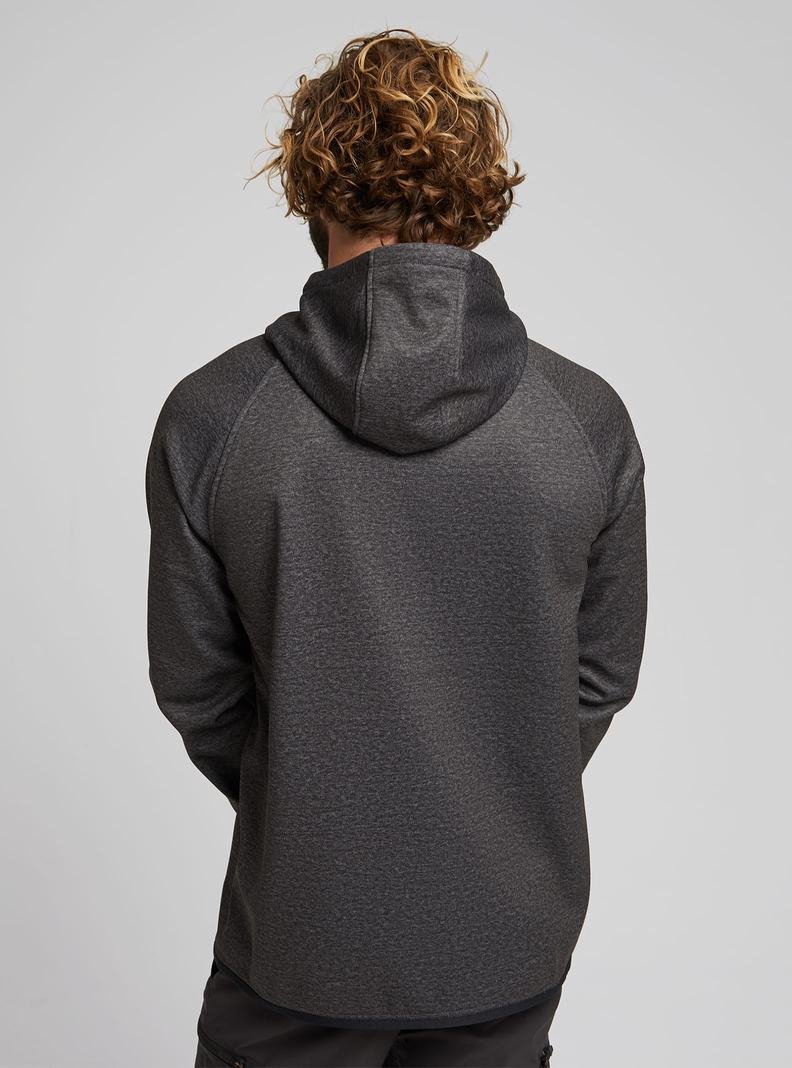 Burton Crown Weatherproof Pullover Fleece Mikina Panske Čierne | 65780-XQVU