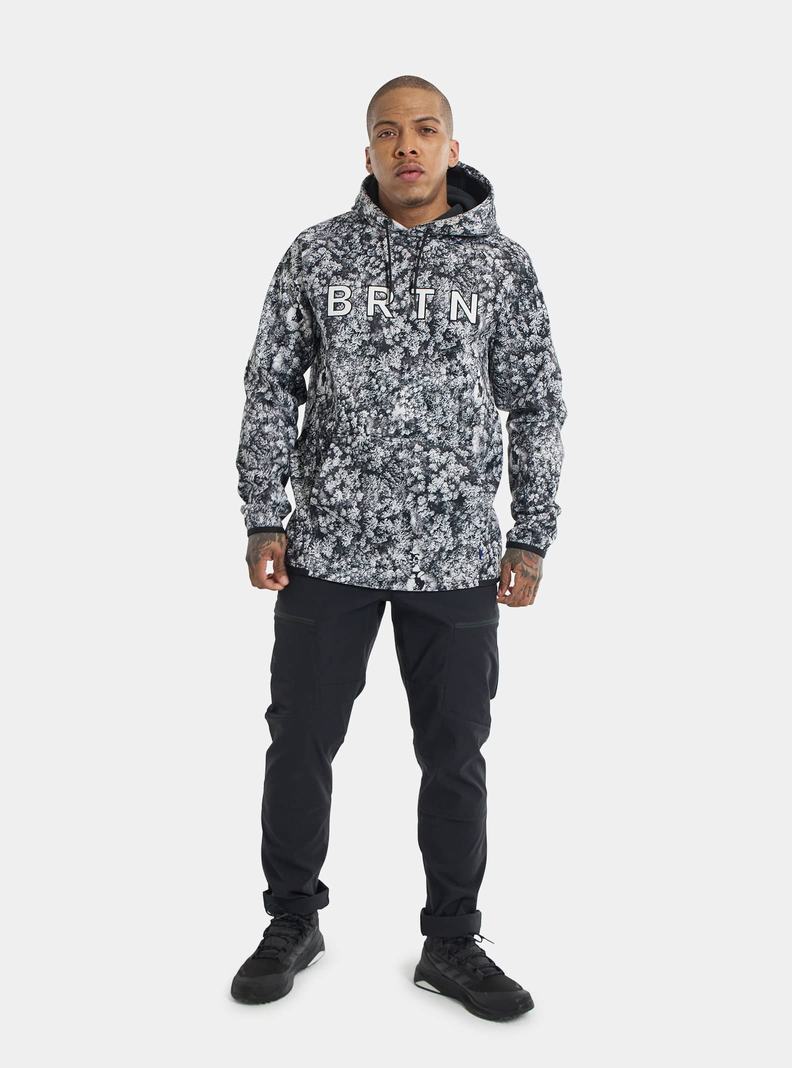 Burton Crown Weatherproof Pullover Fleece Mikina Panske Tmavo Zelene | 72390-MIFA