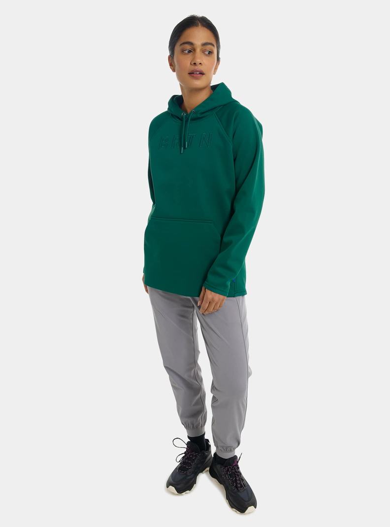 Burton Crown Weatherproof Pullover Fleece Mikina Damske Hnede | 75340-ARNI