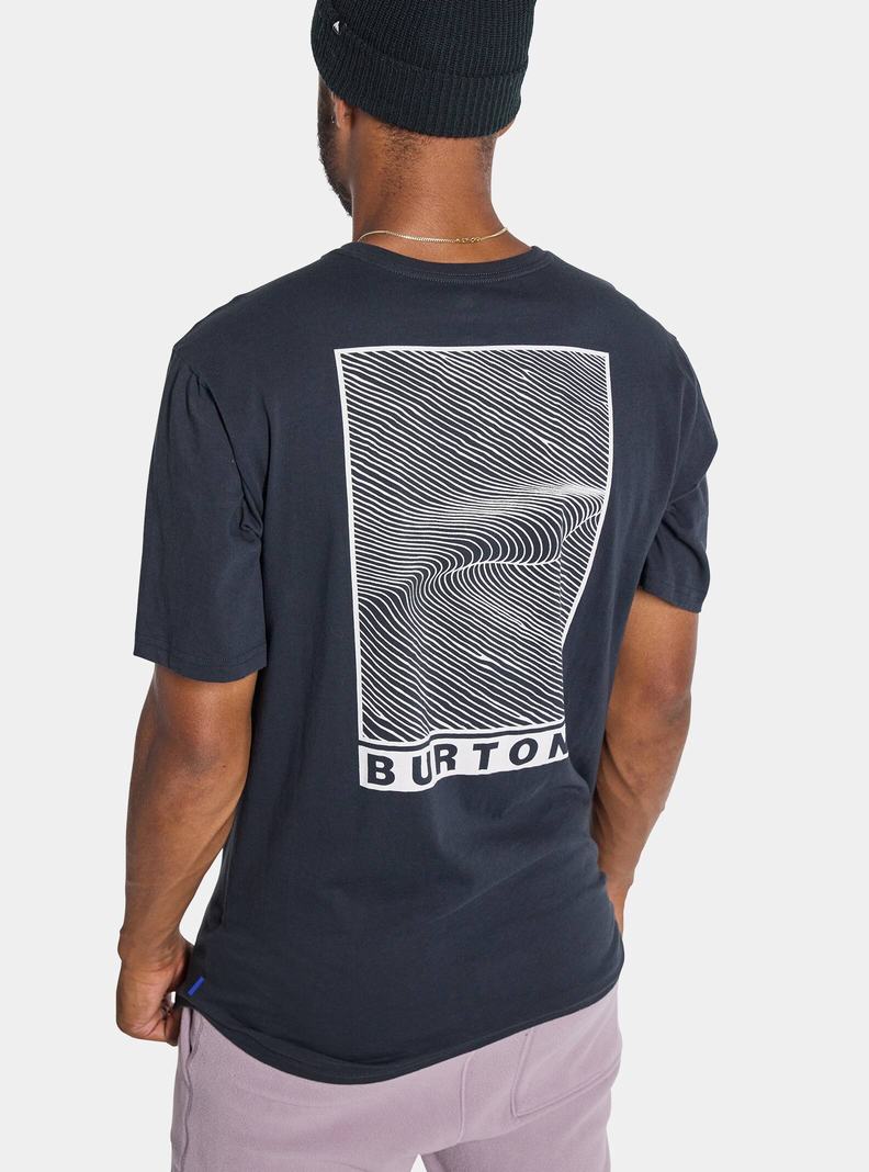 Burton Custom X Kratke Sleeve Tričko Panske Čierne | 13709-ZAVO