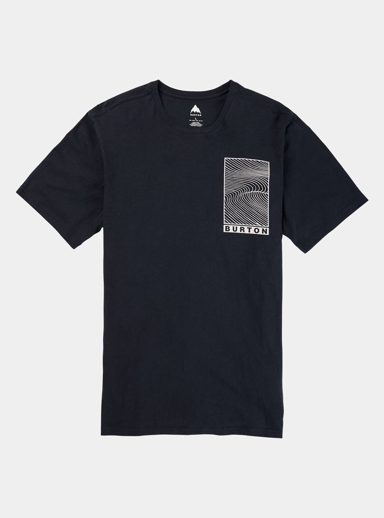 Burton Custom X Kratke Sleeve Tričko Panske Čierne | 13709-ZAVO