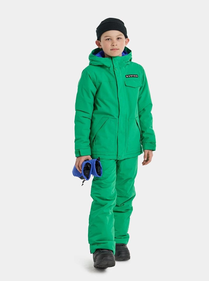 Burton Dugout 2L Zimní Bunda Detske Zelene | 92135-VIHJ