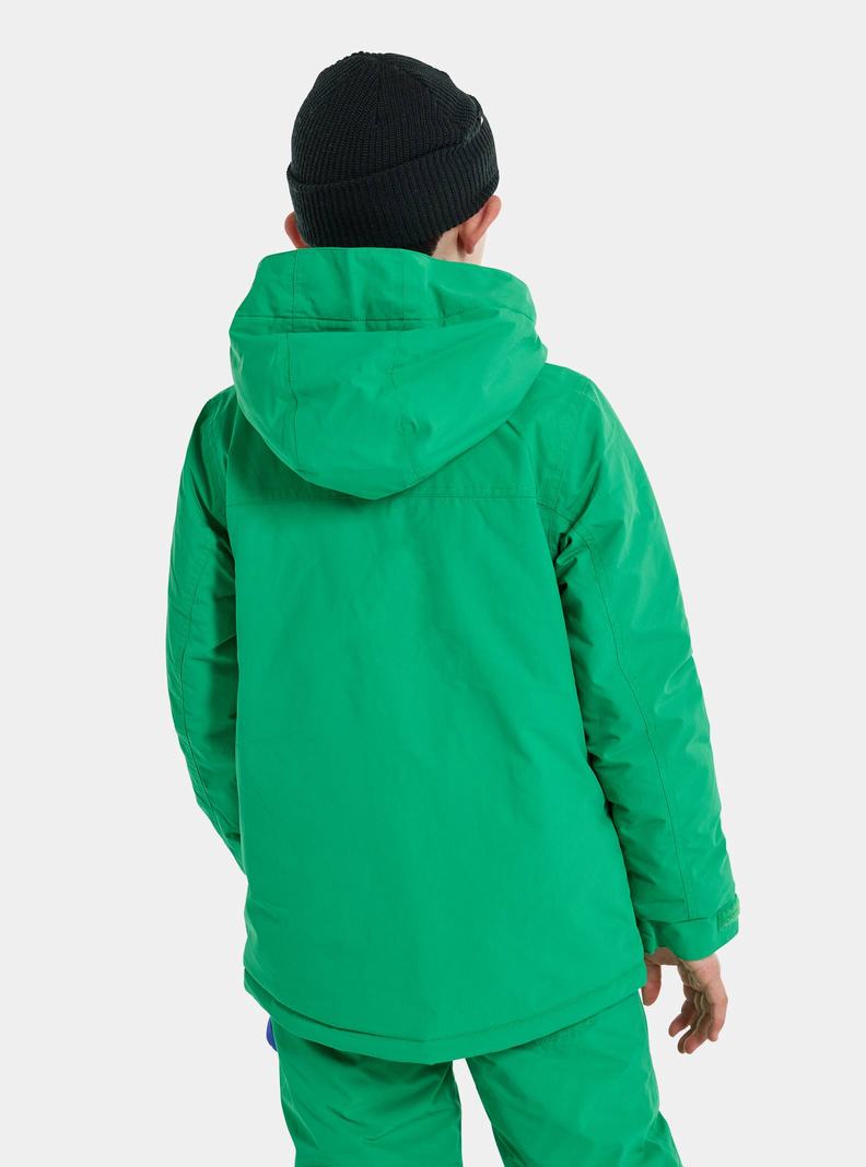 Burton Dugout 2L Zimní Bunda Detske Zelene | 92135-VIHJ