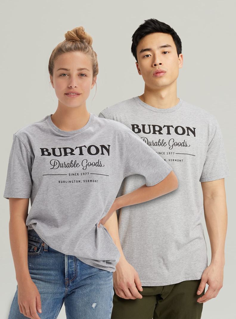 Burton Durable Goods Kratke Sleeve Tričko Panske Siva | 37465-XJDN