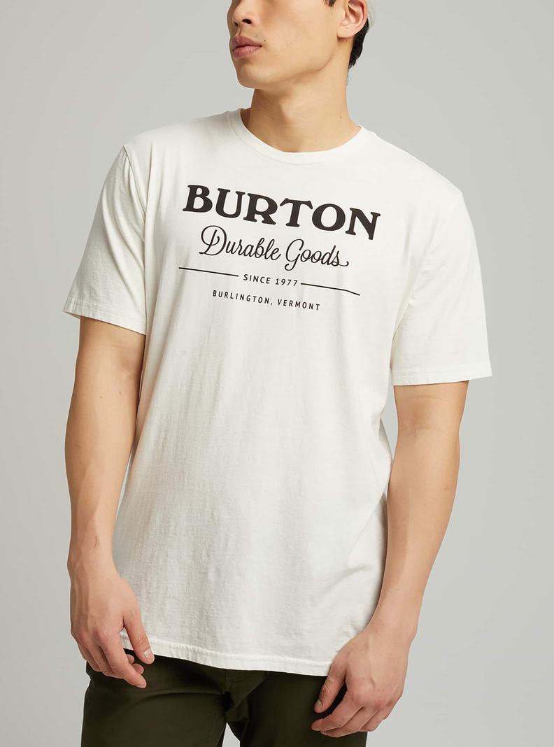 Burton Durable Goods Kratke Sleeve Tričko Damske Biele | 68039-CYBX