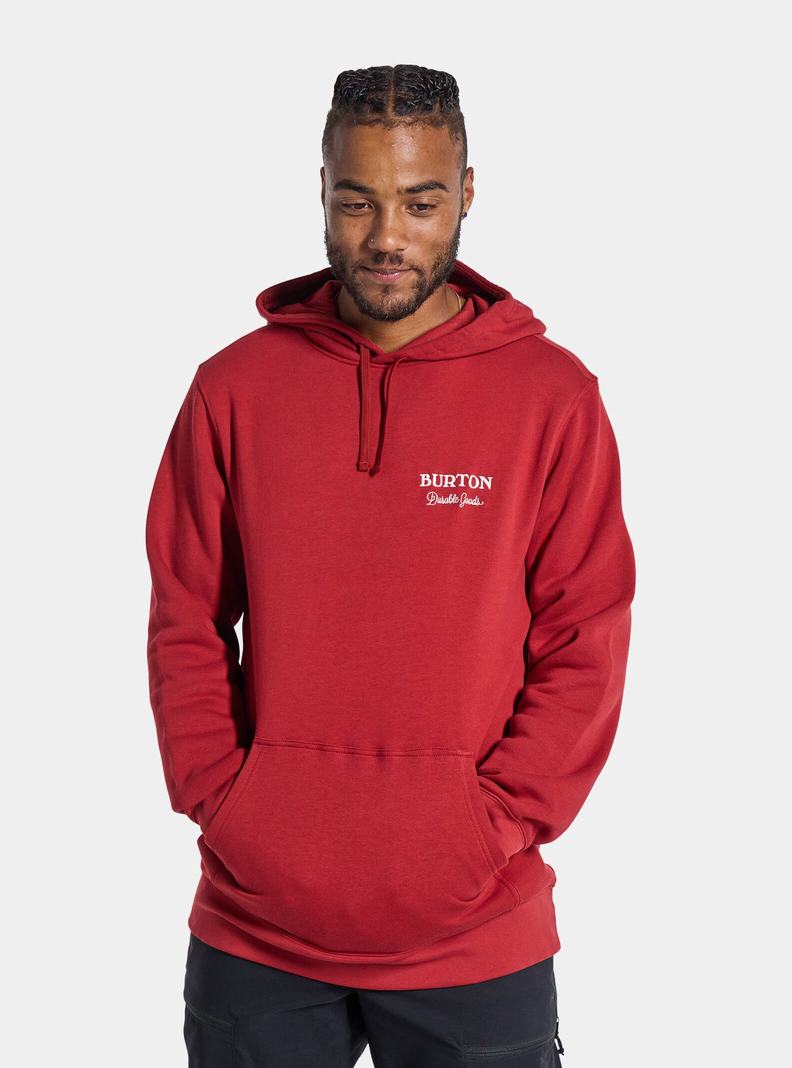 Burton Durable Goods Pullover Mikina Damske Červené | 24196-QHYU