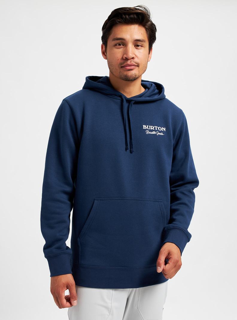 Burton Durable Goods Pullover Mikina Panske Modre | 63081-JEIM