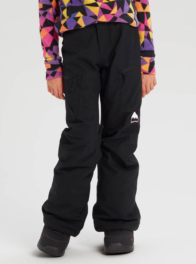 Burton Elite 2L Cargo Snowboardove Nohavice Detske Čierne | 83741-UOQN