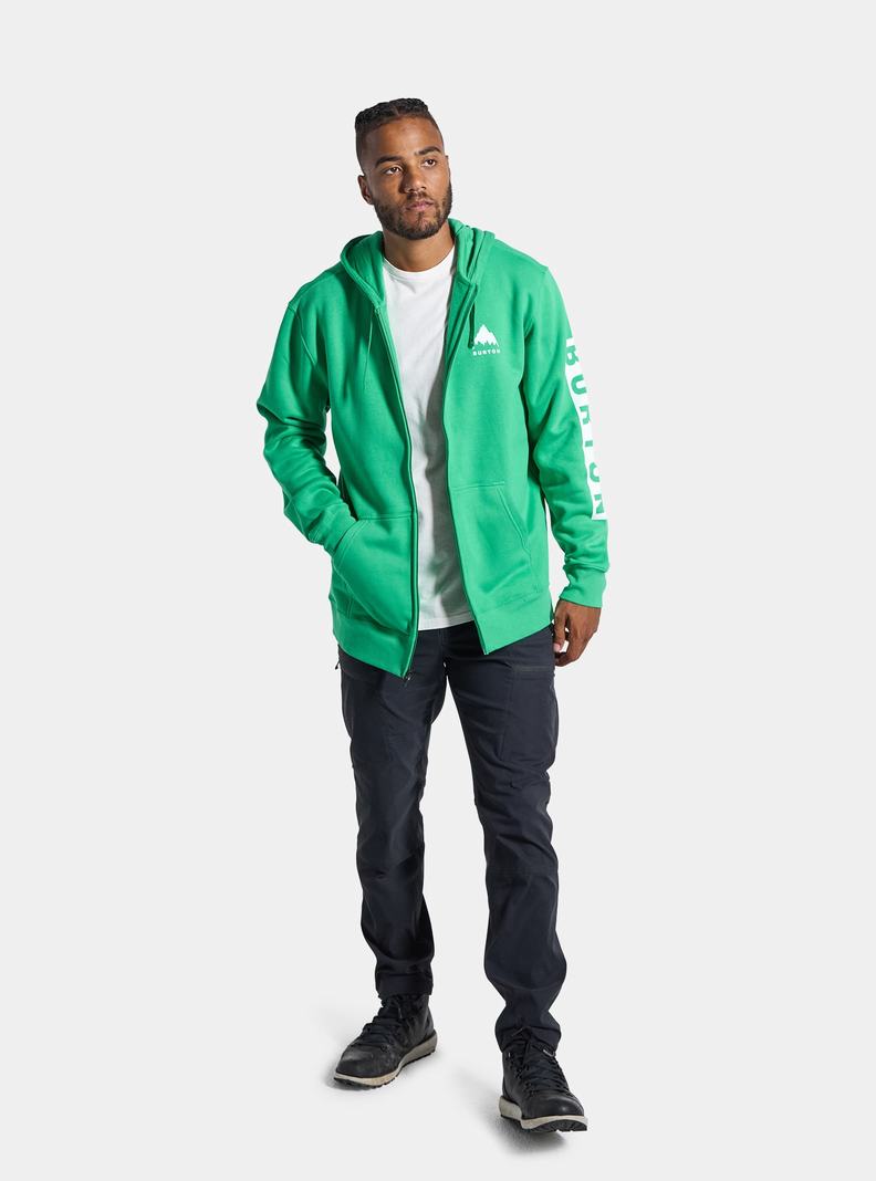 Burton Elite Full-Zip Mikina Damske Zelene | 87253-MYLI
