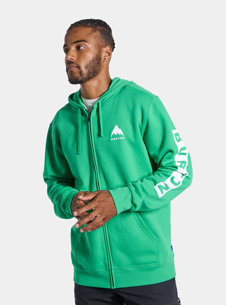 Burton Elite Full-Zip Mikina Damske Zelene | 87253-MYLI