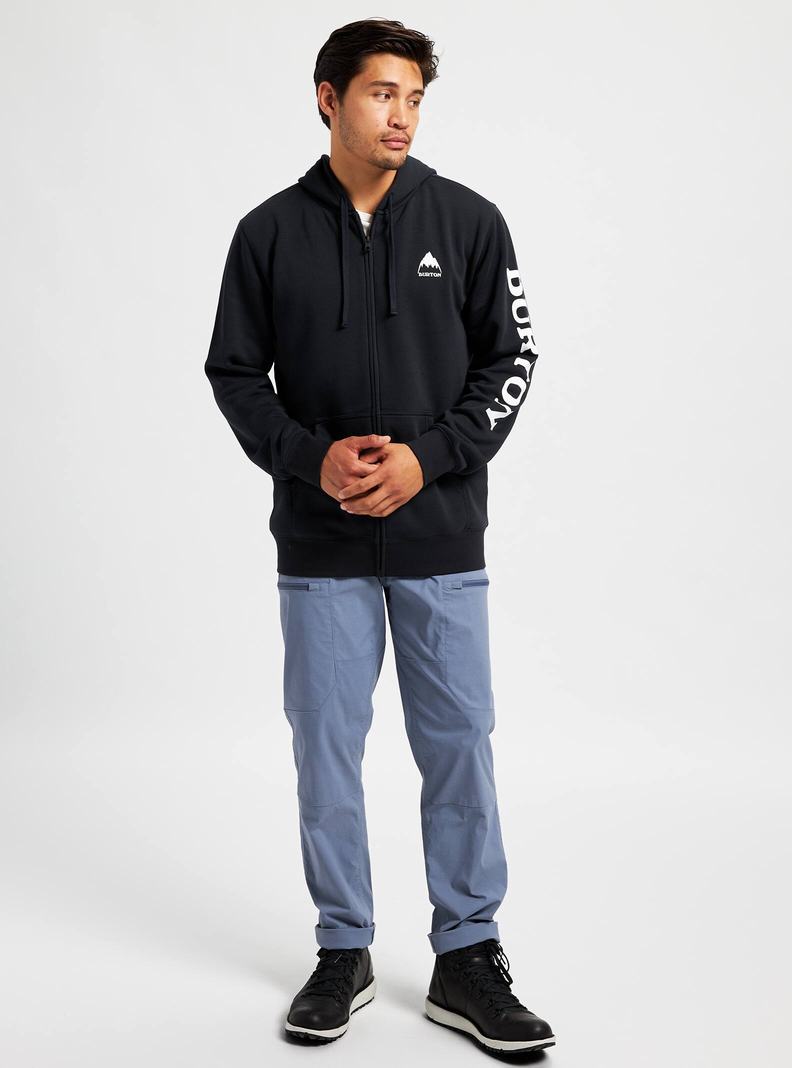 Burton Elite Full-Zip Mikina Damske Čierne | 62879-ANDF