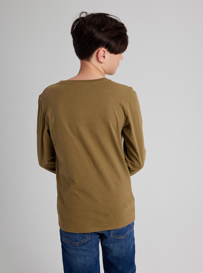 Burton Elite Long Sleeve Tričko Detske Olivovo Zelená | 04125-LVFA