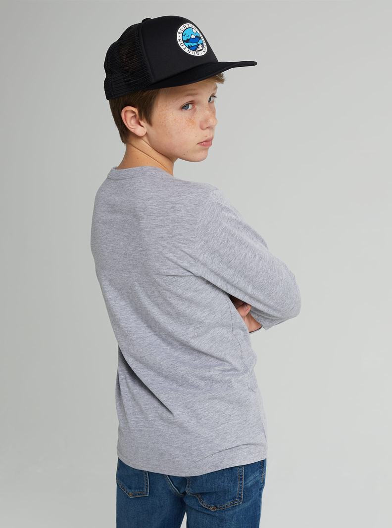 Burton Elite Long Sleeve Tričko Detske Siva | 26801-JMPQ