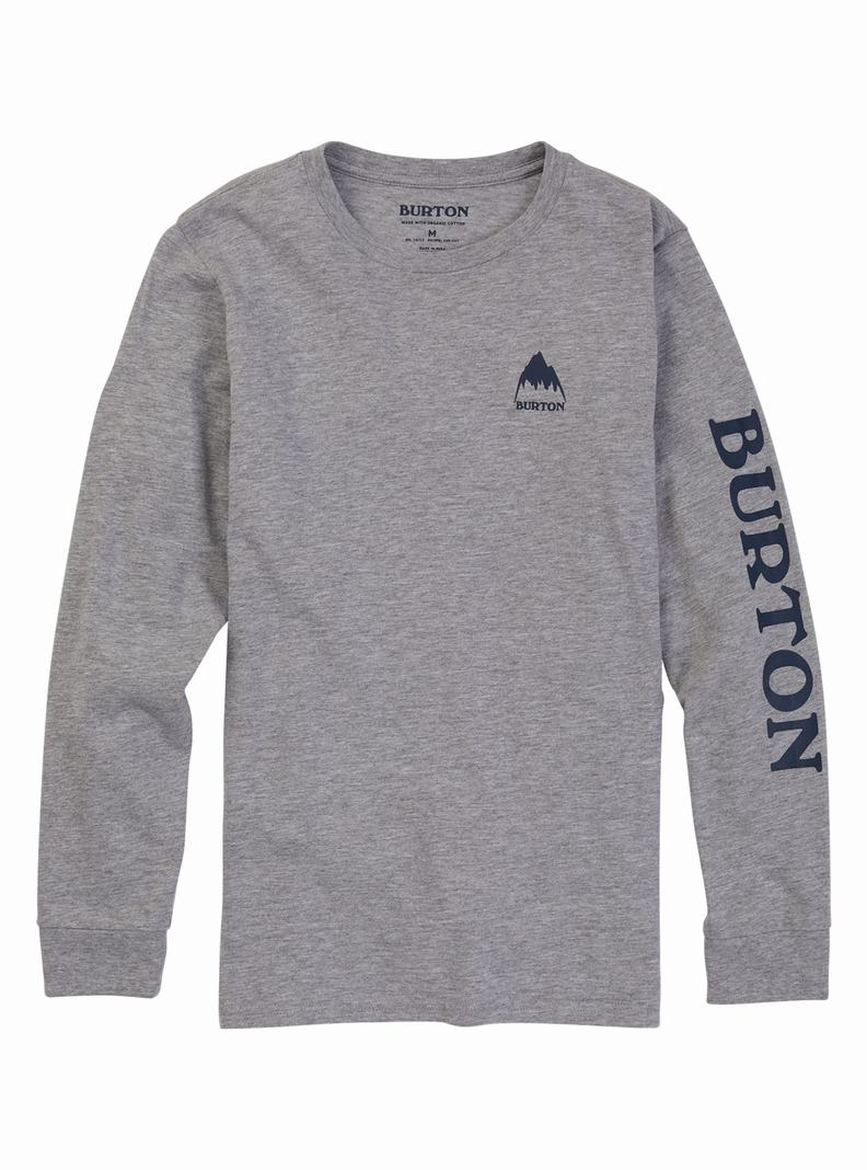 Burton Elite Long Sleeve Tričko Detske Siva | 26801-JMPQ