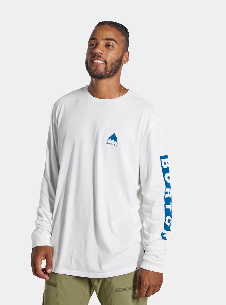 Burton Elite Long Sleeve Tričko Panske Biele | 46217-LTCW