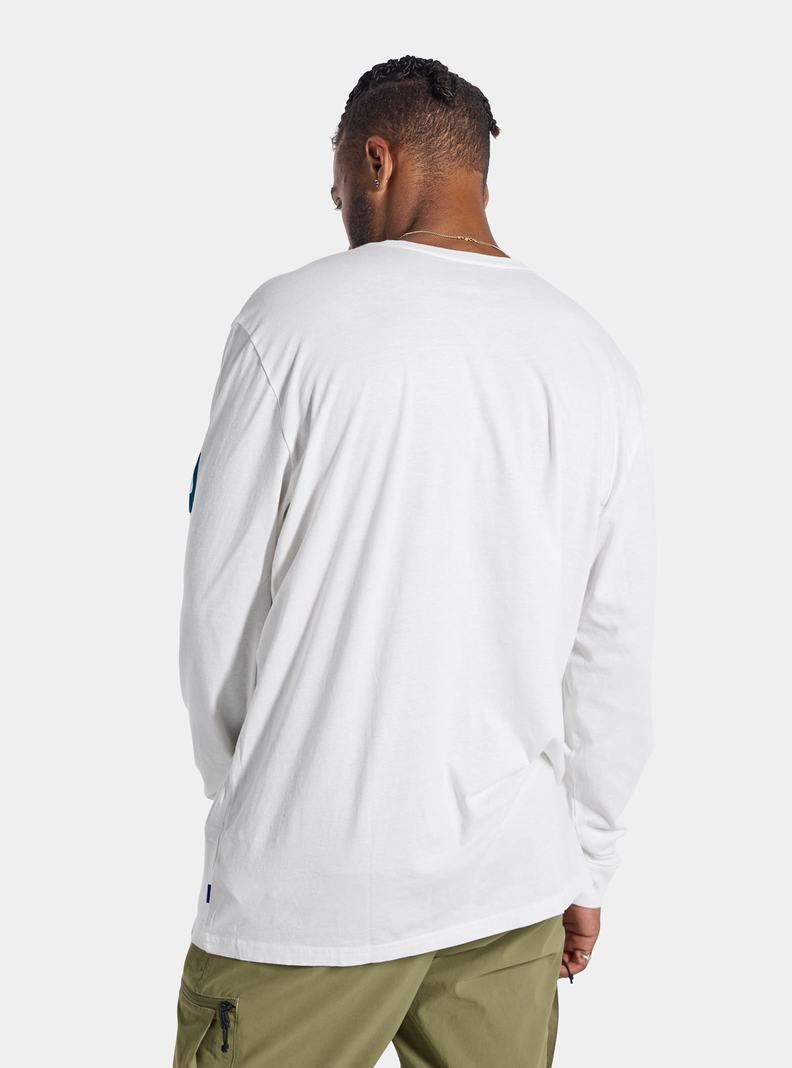 Burton Elite Long Sleeve Tričko Panske Biele | 46217-LTCW