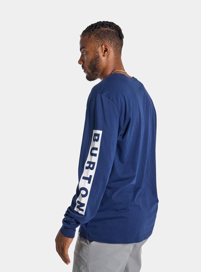 Burton Elite Long Sleeve Tričko Panske Modre | 37605-NLTB