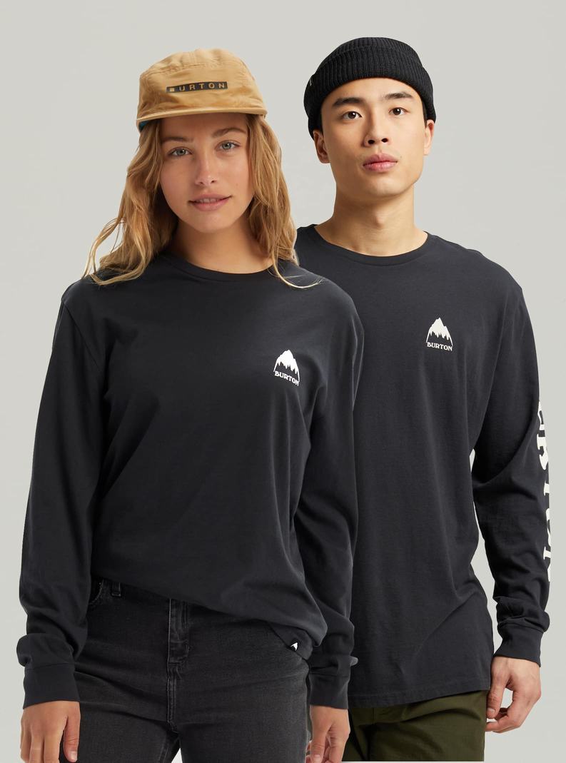 Burton Elite Long Sleeve Tričko Panske Čierne | 58304-VNCK
