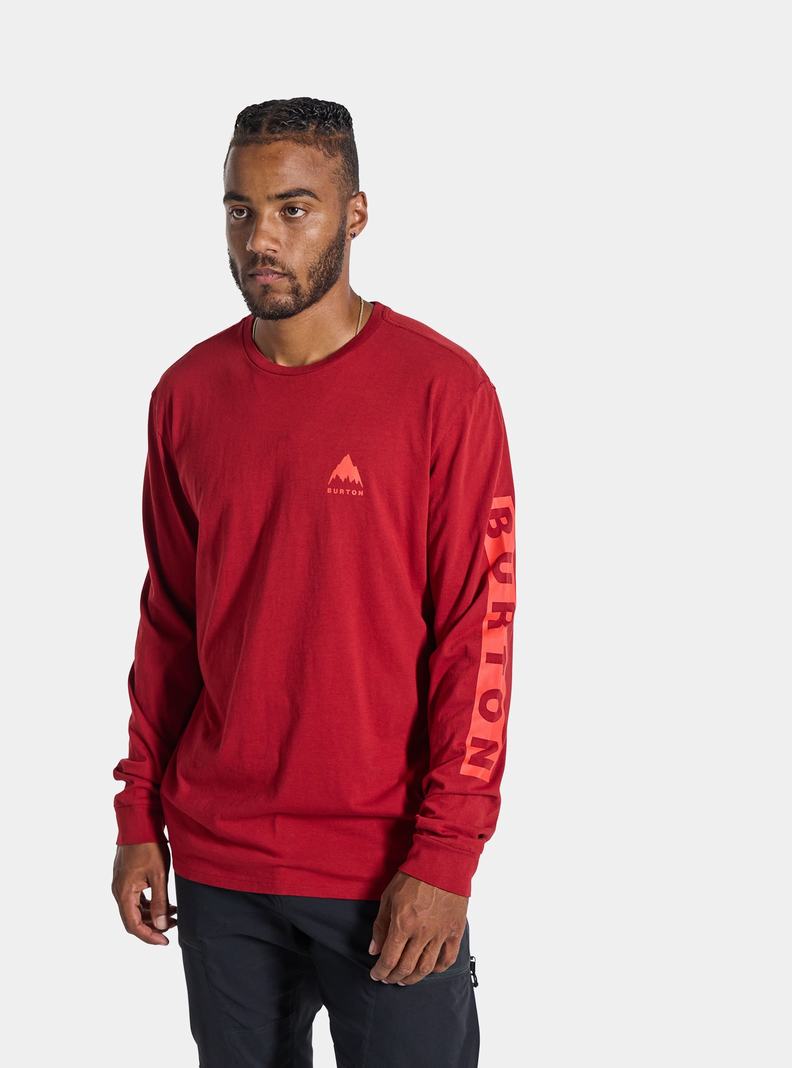 Burton Elite Long Sleeve Tričko Panske Červené | 79830-AOSE