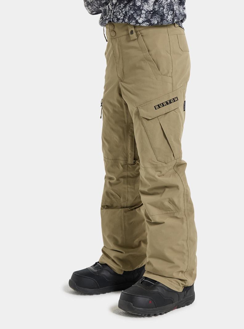 Burton Exile 2L Cargo Snowboardove Nohavice Detske Hnedožltý | 58479-TEKD