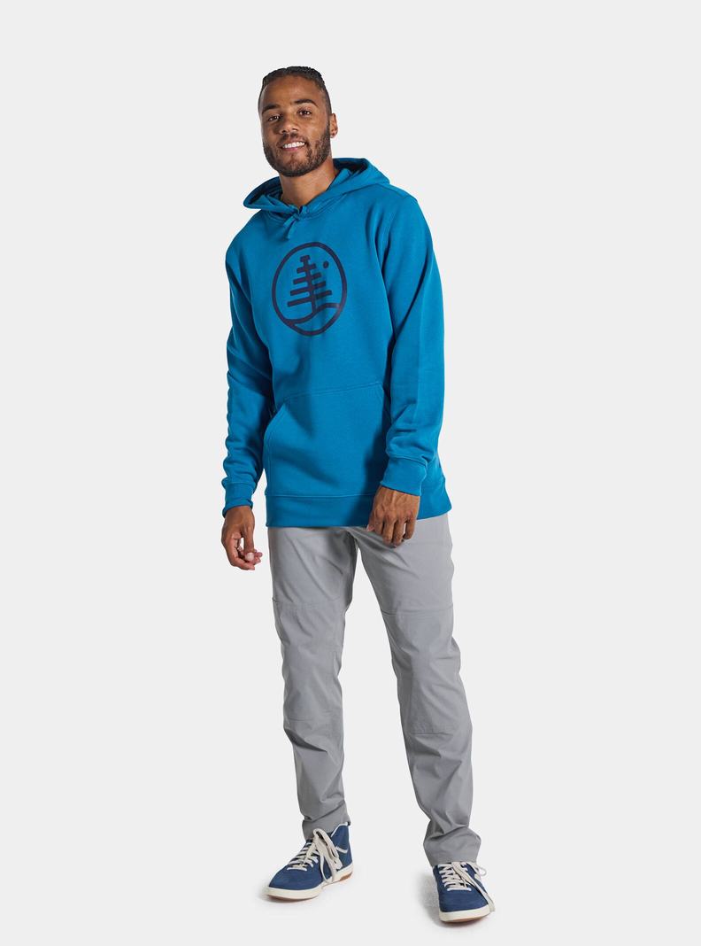 Burton Family Tree Pullover Mikina Panske Modre | 17260-GIRK