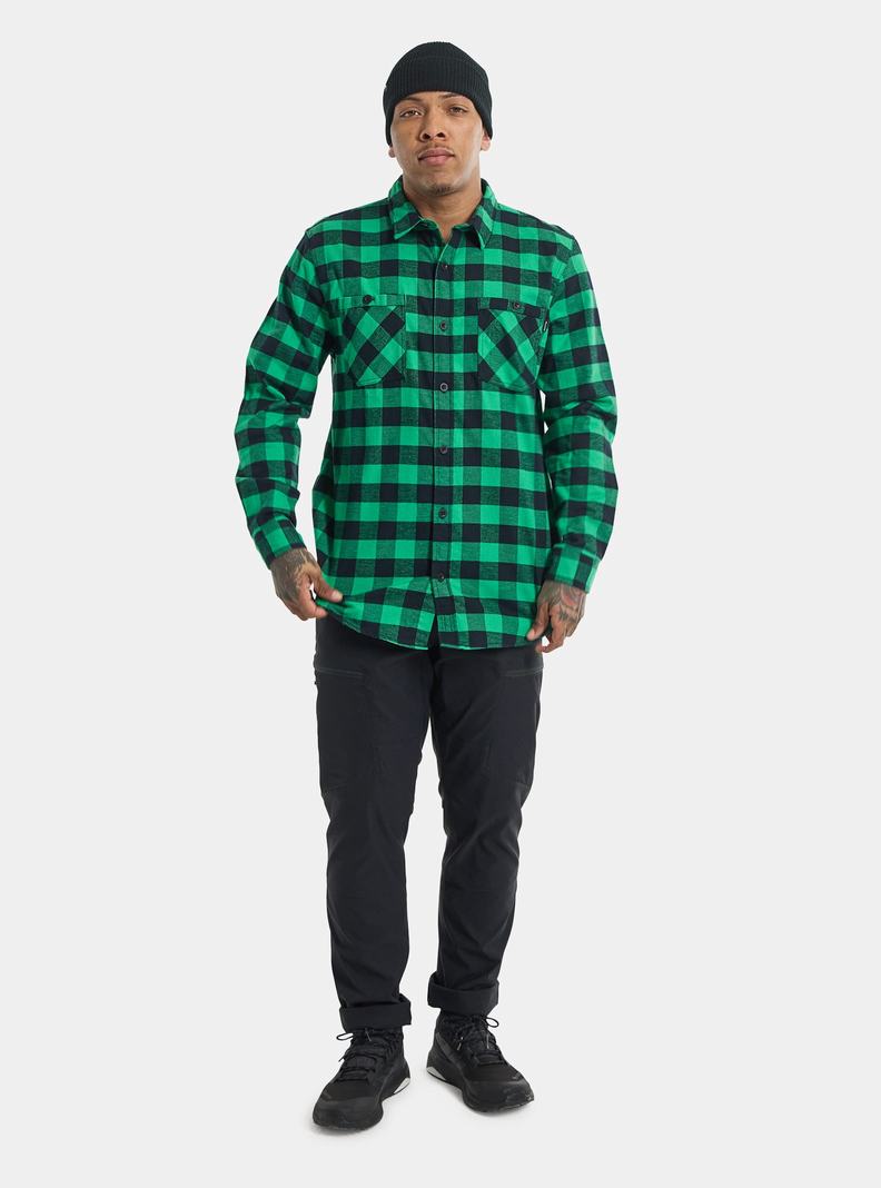 Burton Favorite Long Sleeve Flannel Košele Panske Zelene | 10695-EOFL
