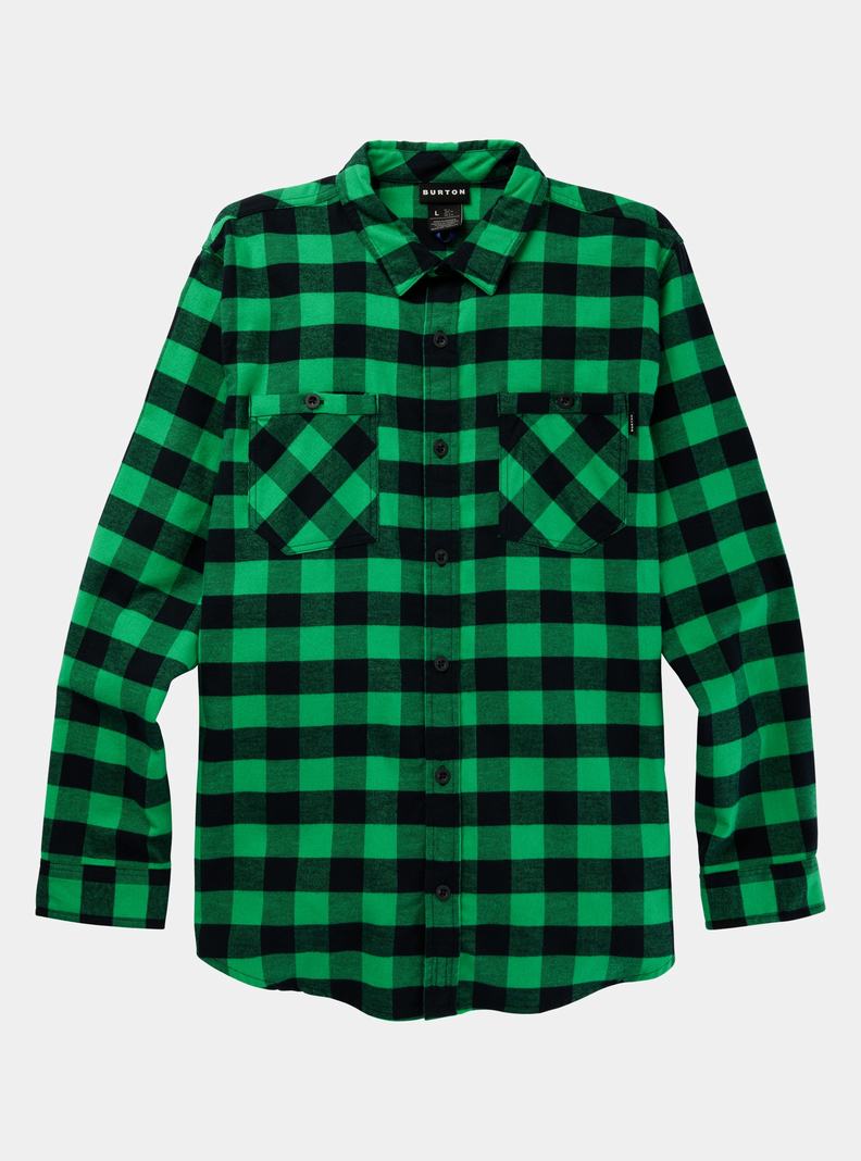 Burton Favorite Long Sleeve Flannel Košele Panske Zelene | 10695-EOFL