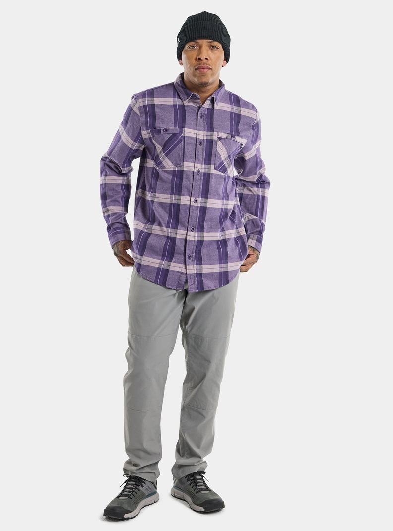 Burton Favorite Long Sleeve Flannel Košele Panske Nachový | 29384-BGUM
