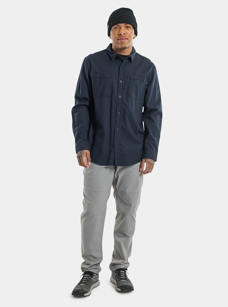 Burton Favorite Long Sleeve Flannel Košele Panske Čierne | 68523-HPSN