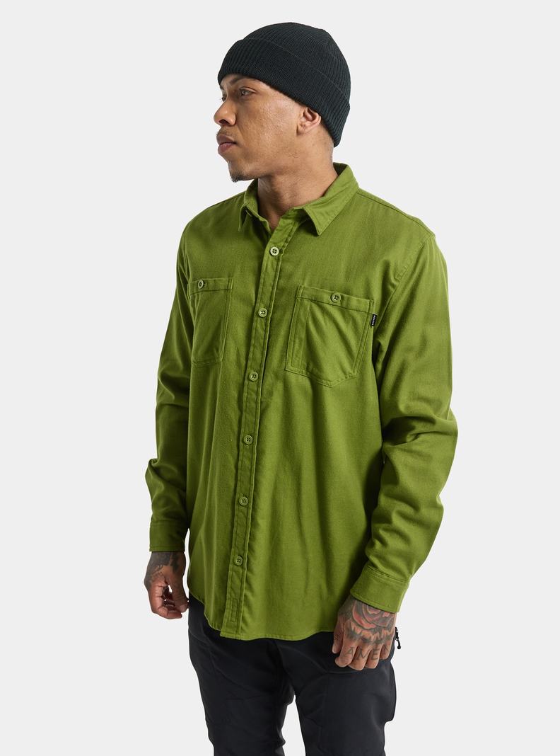Burton Favorite Long Sleeve Flannel Košele Panske Zelene | 70128-QOPK
