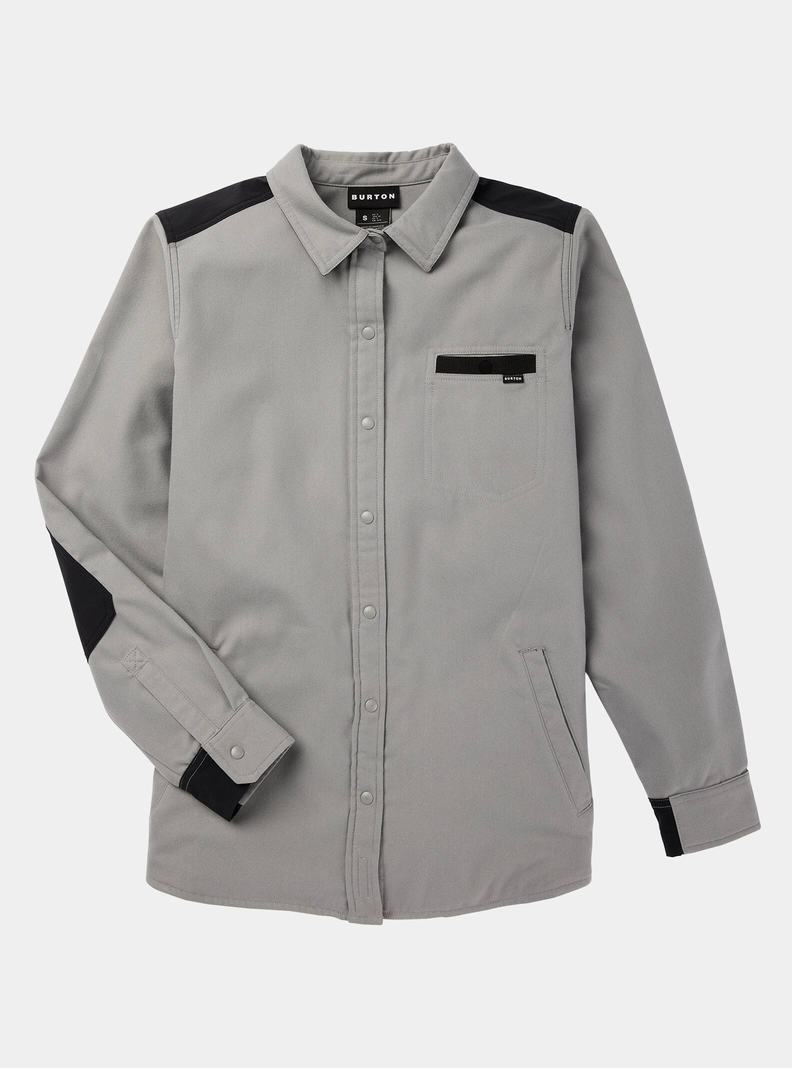 Burton Favorite Performance Long Sleeve Flannel Košele Damske Siva | 02648-FGPJ
