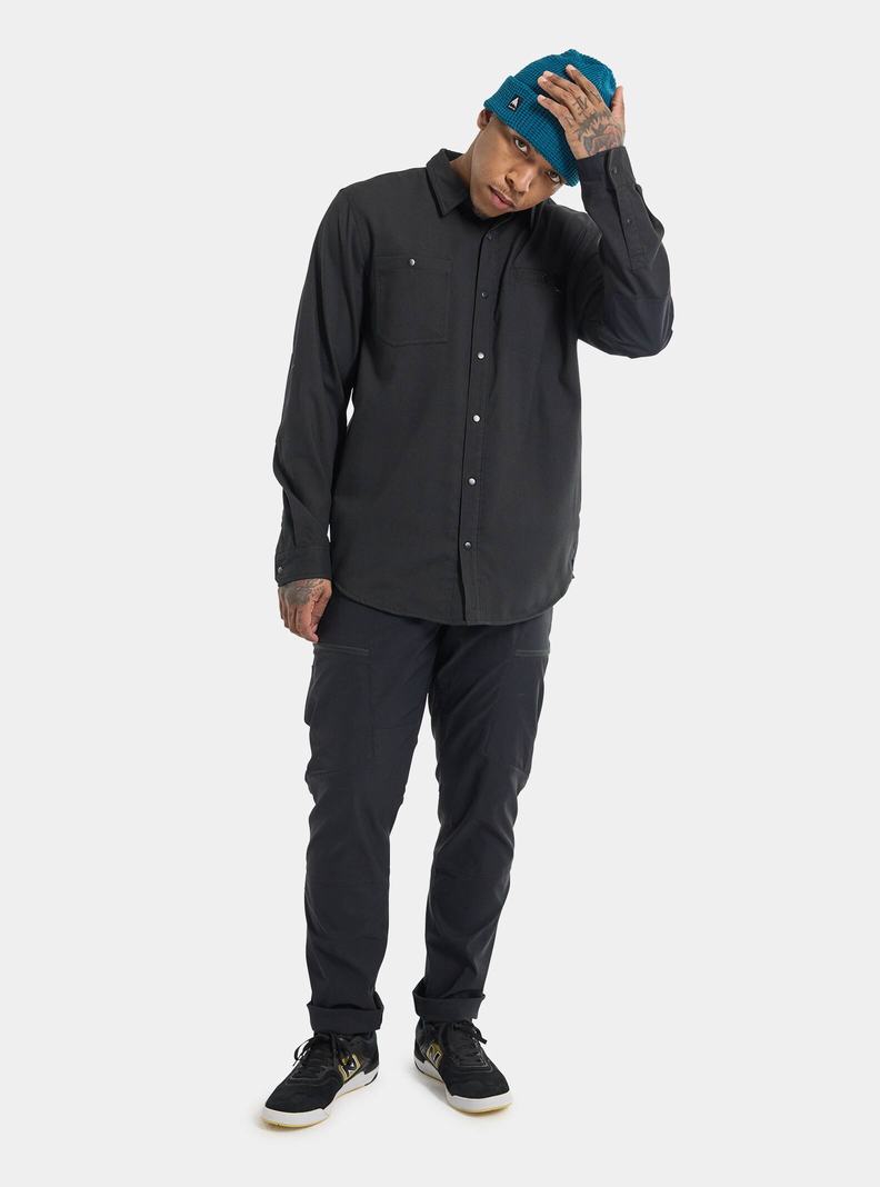 Burton Favorite Performance Long Sleeve Flannel Košele Panske Čierne | 04375-XBDY