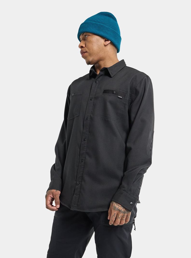 Burton Favorite Performance Long Sleeve Flannel Košele Panske Čierne | 04375-XBDY