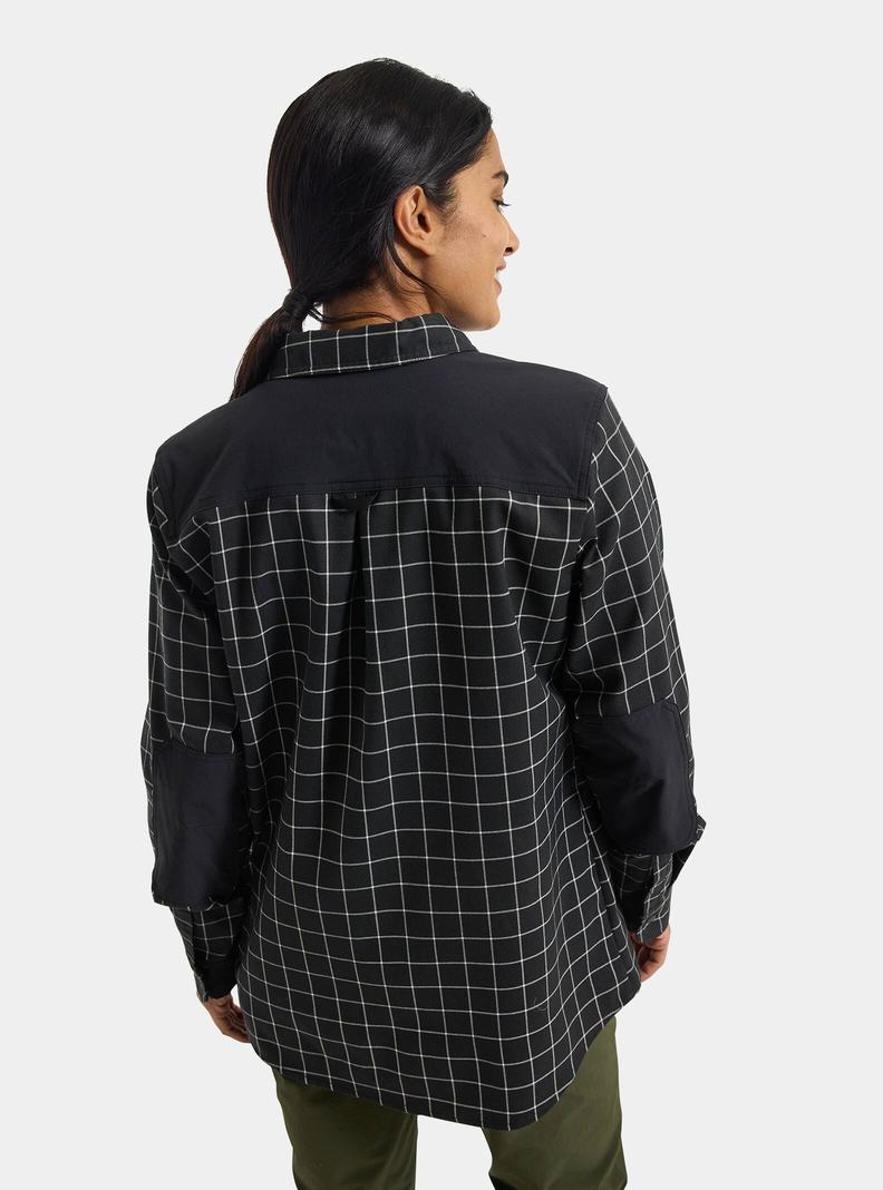Burton Favorite Performance Long Sleeve Flannel Košele Damske Čierne | 70469-PNSX