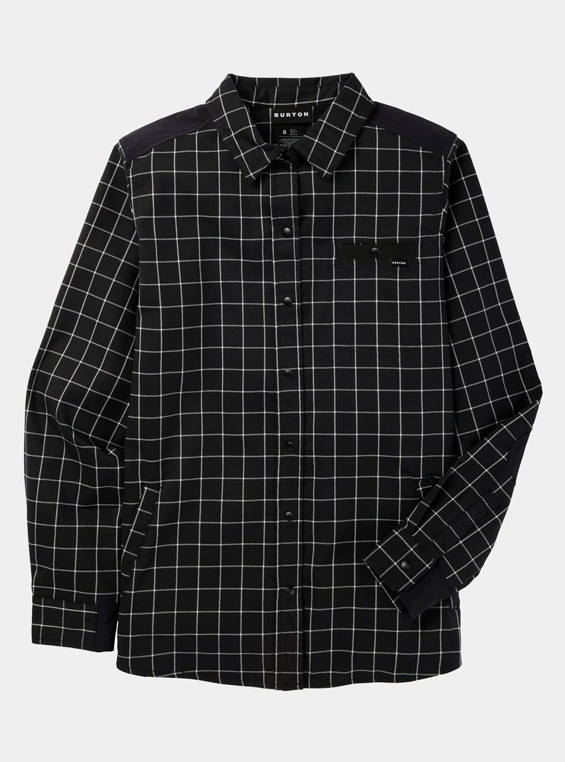 Burton Favorite Performance Long Sleeve Flannel Košele Damske Čierne | 70469-PNSX