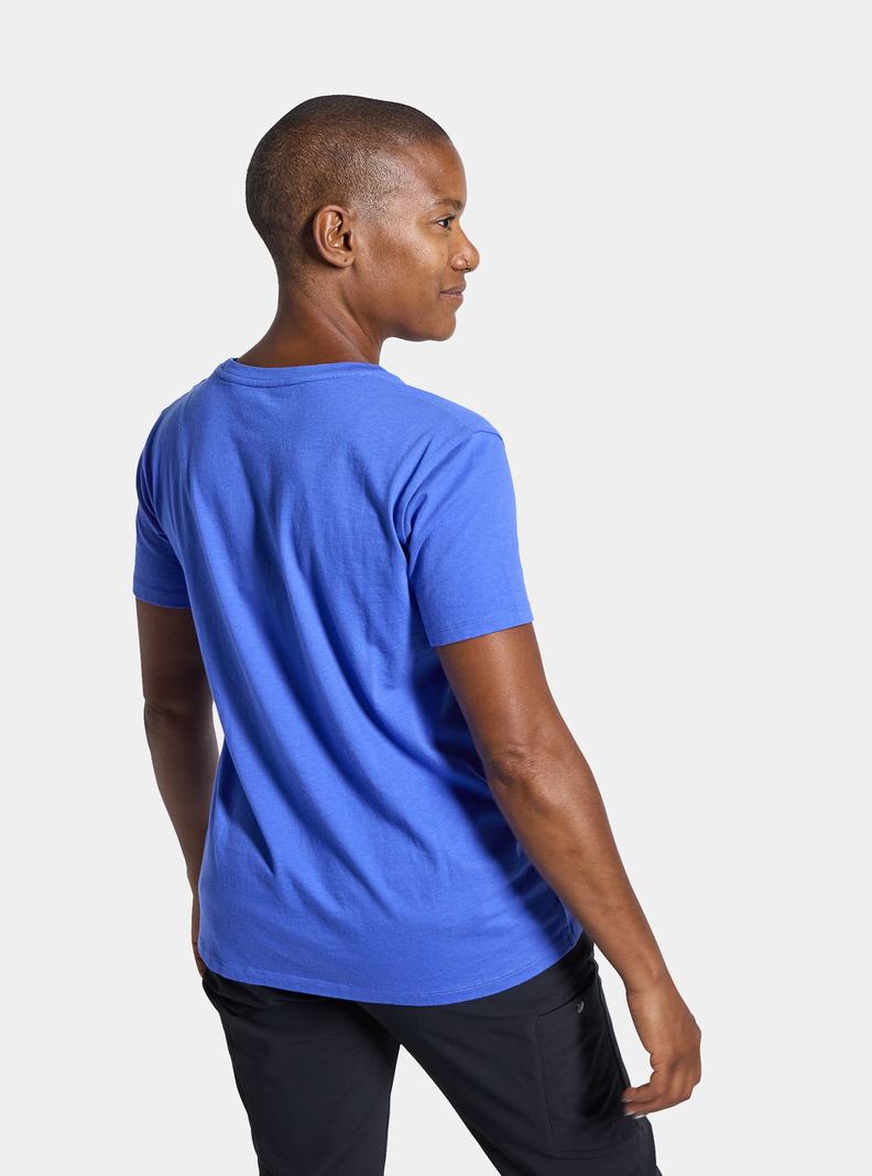 Burton Feelgood Kratke Sleeve Tričko Damske Modre | 49706-XJTF