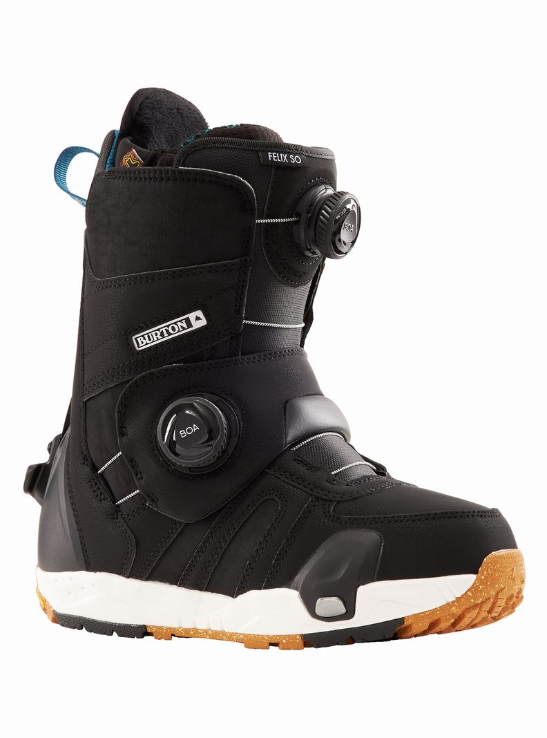 Burton Felix Step On® Snowboardové Topánky Damske Čierne | 52670-MHTZ