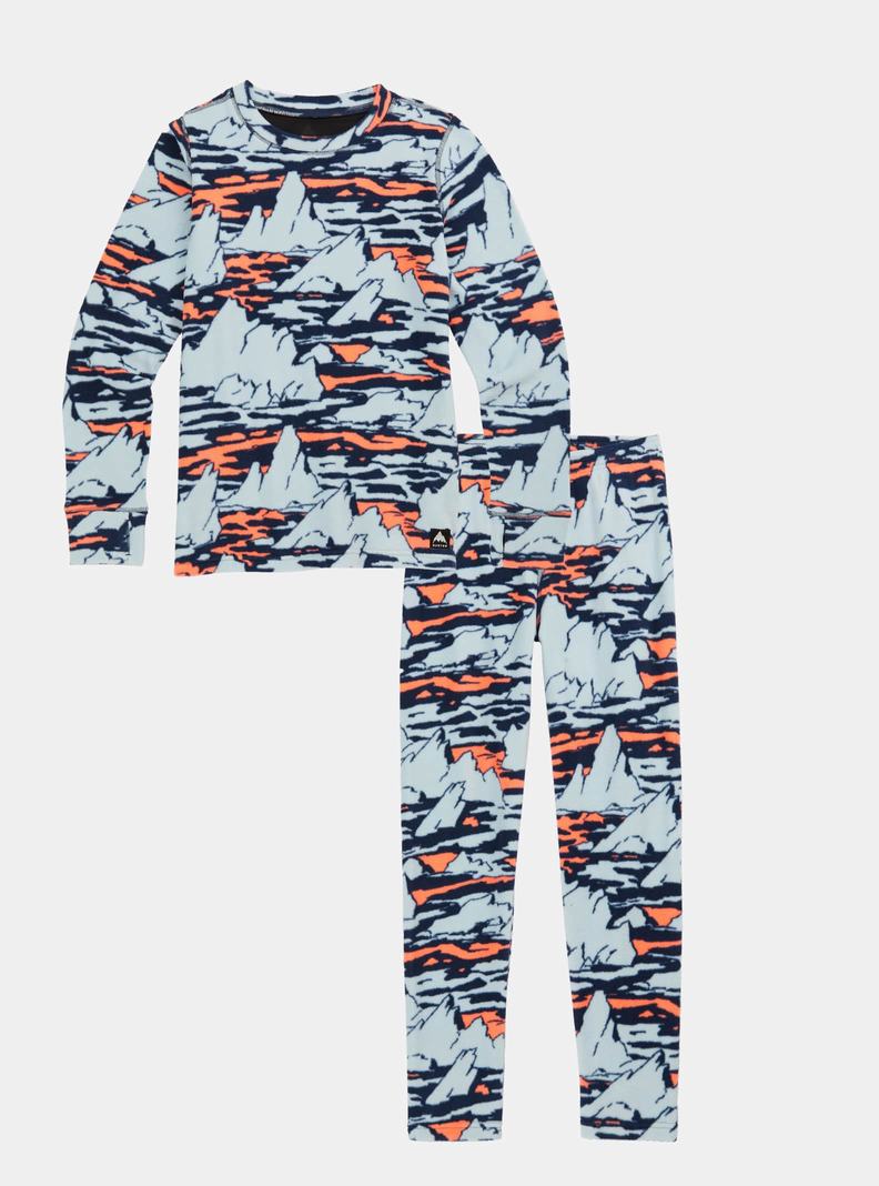 Burton Fleece Base Layer Set Termoprádlo Detske Modre | 69047-WHVK