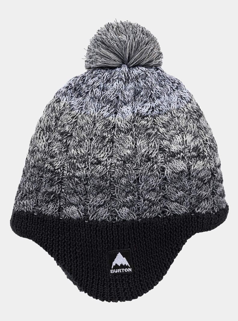 Burton Fleece-Podsite Earflap Čiapky Detske Čierne | 13820-SZNT