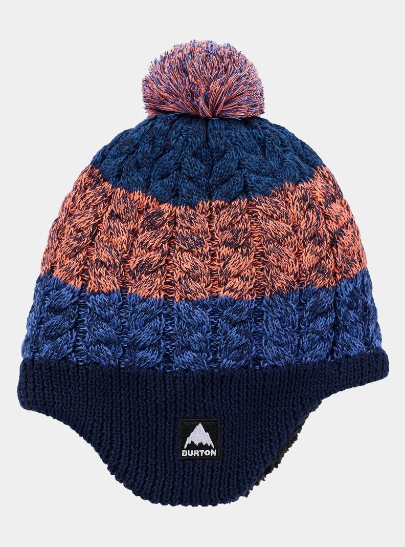 Burton Fleece-Podsite Earflap Čiapky Detske Modre | 46108-KDBG