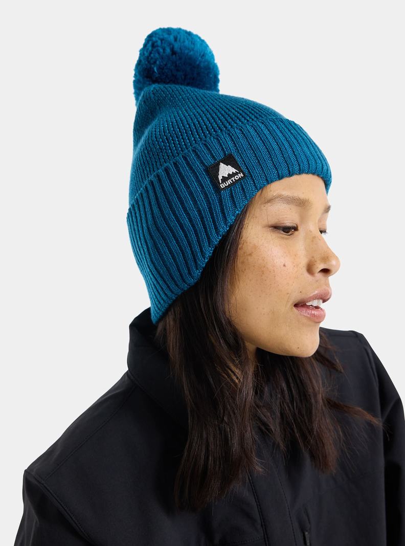 Burton Fleece-Podsite Earflap Čiapky Panske Modre | 97124-DBCR