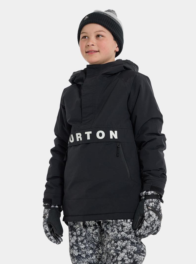 Burton Frostner 2L Anorak Zimní Bunda Detske Čierne | 21895-LJIF