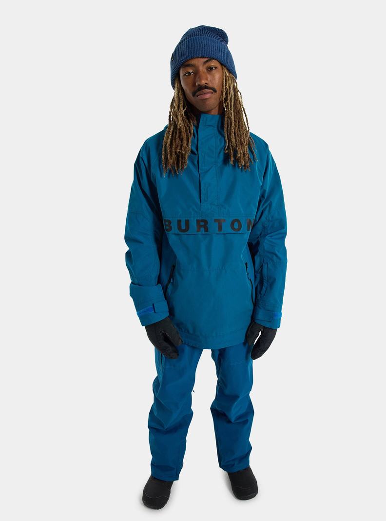 Burton Frostner 2L Anorak Zimní Bunda Panske Modre | 34519-PGJR